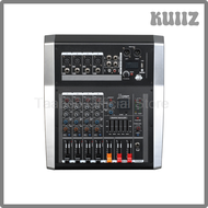 [KUIIZ] 4/6/8 Channel Sound Audio Mixer Dj Mixing Console with Power Amplifier Bluetooth USB Integra