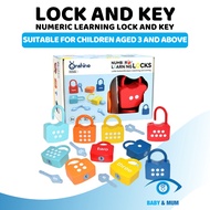 Number Learning Lock & Key Toy | Number Matching & Counting Educational Toys | SG LOCAL STOCK
