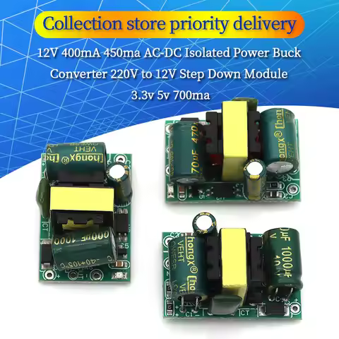 AC-DC 5V 700mA 3.5W Precision Buck Converter AC 220v to 5v DC step down Transformer power supply mod