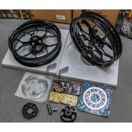 aksesoris PAKET DOUBLE DISK VELG YAMAHA R15 V3 YAMAHA R15VVA XABRE MT
