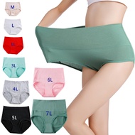 M-7XL Panties Women Cotton High Waist Woman Panty Ladies Soft Breathablee Underwear Brief XXL XXL 3X