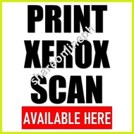 ✧ ⊙ ◙ Laminated Signages Print Xerox Scan Typing Job Signage Sign Boards