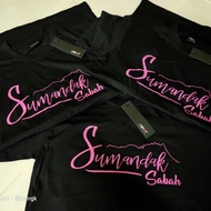 Baju tshirt "Sumandak Sabah" catton hitam