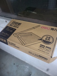 得力 Deli 8004 木質切紙機 A4 裁紙刀 二手近全新