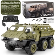 LIWAN | 6WD Full Scale High Speed RC Climbing Off-Road Military Truck Model