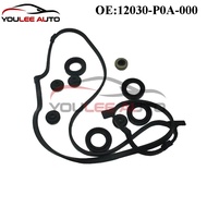 New 12030-P0A-000 12030P0A000 Valve Cover Gasket Set For Honda Accord Odyssey EX Acura CL Car Access