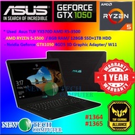 *Used / second hand/ Budget Asus TUF Gaming laptop  YX570D AMD R5 8GB 128GB 1TB HDD GTX1050 W11 1 YE