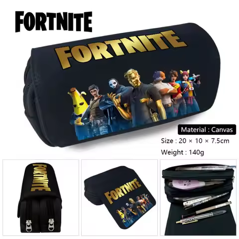 Fortnite Cosplay Kids Pencil Case Large Capacity Stationery Box Students School Pen Pouch Bags Kids 