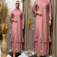 RR Dress Terbaru//Dress Bahan Tulle Kekininan//Kebaya Gamis//Gamis Bahan Tulle Model Terbaru//Gamis