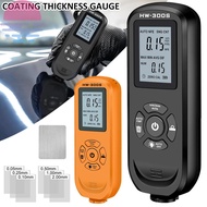 Digital Coating Thickness Gauge HW-300S Paint Thickness Meter 0.01mm/1mil Automotive Paint Thickness