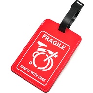 Brompton Small Cloth Bicycle Please Put FRAGILE Luggage Tag Luggaeg Products
