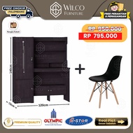 Meja Belajar MBB Dona Olympic / Kursi Milenial Modern Furniture PLG