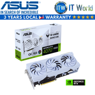 Itw | ASUS TUF Gaming RTX 4070 Ti Super GDDR6X White Graphic Card (TUF-RTX4070TIS-016G-WHITE-GAMING)