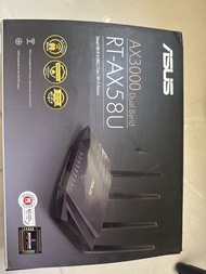 ASUS RT-AX58U AX3000 雙頻 WiFi 6 路由器