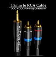 ［實體商店］HiFi Grade 3.5mm to RCA Cable, 3.5mm轉RCA訊號線