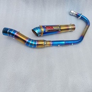 Rainbow exhaust muffler pipe full system for honda CG 125 150 CG 160 titan start fan raider carb fi tmx 125/150/155 Rusi tc 125 150 DL 150 bajaj ct 125 150