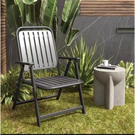 โต๊ะกาแฟกลางแจ้งกระจก 60 ซม. พร้อมขาเหล็กแข็งแรง สำหรับร้านกาแฟและสวน