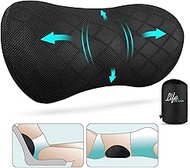 Life Design Lumbar Support Memory Foam Pillow – Lumbar Support Pillow for Office Chair – Lower Back 