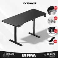 YISONG Electric Study Table Gaming Computer Table Adjustable Height Office Table