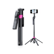 MEEGOO ขาตั้งกล้องไม้เซลฟี่ไร้สาย 1.8m ชิป AI อัจฉริยะในตัว รองรับการจดจำใบหน้าและการหมุน 360°