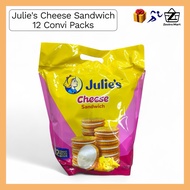 Julie's Cheese Sandwich 12 Convi Packs | Biskut Sandwich Julie's