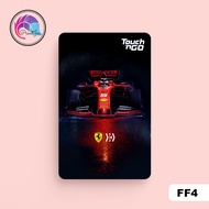 FORMULA 1( FERRARI ) - Touch And Go CARD Sticker Cover (Waterproof, High Quality) ,TNG CARD