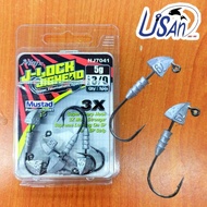 NINJA J-LOCK JIGHEAD MUSTAD HOOK MATA KAIL JIGHEAD SOFT PLASTIK