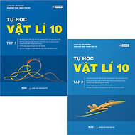 Sách - Combo Tự Học Vật Lý Lớp 10 - Tập 1 + 2 (Moon)