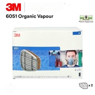 3M 6051 Organic Vapor Cartridge DOSH SIRIM Approved OV Cartridge Painting A1 6001 replaced