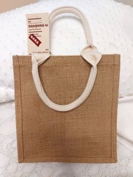 無印良品muji A6 黃麻購物袋