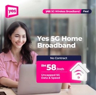 YES 5G Wireless Broadband Flexi 58 Unlimited Internet Masuk Modem
