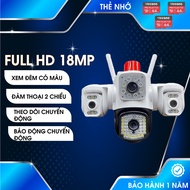 Yoosee Surveillance Camera - 4 Eyes 3 Frames FHD 1080P - 360 Rotation, Color Night Vision, 2-Way Tal
