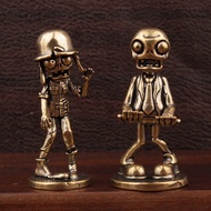 Brass Ornaments Zombie Halloween Funny Model Zombie Figure Desktop Ornaments Plants vs Zombie Orname