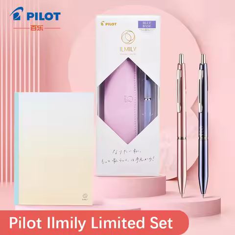 PILOT ILMILY Ballpoint Pen Limited Edition Black Ink 0.5mm Luxury Limited Pen Bag Stationery Set Jap