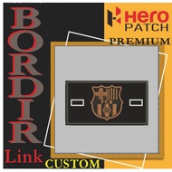 HP-417 PATCH EMBROIDERY LOGO FCB FC BARCELONA LOGO