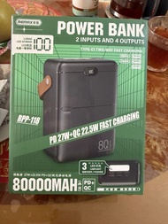 REMAX 8萬mAh 80000mAh 27W PD 快充流動充電器