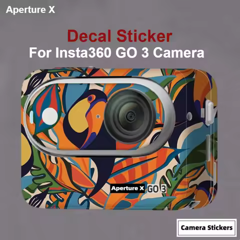 Customized Sticker For Insta360 GO 3 / 3S Decal Skin Action Camera Body Vinyl Wrap Film Coat Insta 3