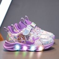 2-12Y Kids Shoes boy girl fashion light Sports Shoes LED Casual Flat sneakers Shoe Children girls' s