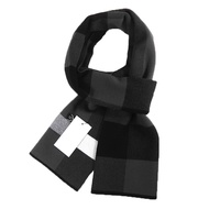 Fall Men Scarf Comfortable Men Scarf Men's Plaid Print Scarf for Cold Weather Warm and Windproof Neck Wrap Shawl Perfect Birthday Gift