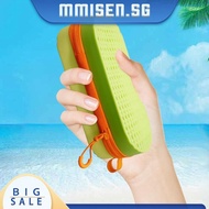 [mmisen.sg] Swim Goggle Case Silicone Goggle Case with Clip &amp; Drain Holes for Men Women Kids