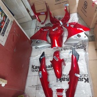 BODY FULL SET FAIRING BARONG TANGKI NINJA RR OLD ZX CBU MERAH MARUN