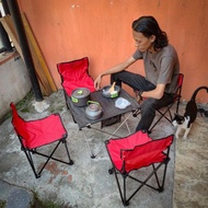 Set Meja outdoor lipat dan Kursi Lipat Outdoor Camping - Meja lipat