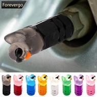 FOREVERGO 4Pcs Universal Luminous Duck Shape Dustproof Tire Wheel Stem Valve Caps for Motorcycle Car