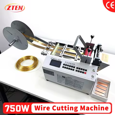 Zten Fully Automatic Steel Wire Cutting Machine, Aluminum Sheet, Steel Strip, Nickel Strip, Aluminum