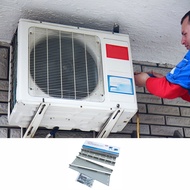 Universal Air Conditioner Mounting Bracket - Heavy Duty Steel Wall Mount for 1-2 Ton & 2-3 Ton AC Un