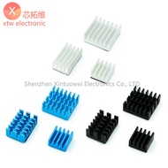 3Pcs/set 4th Generation Raspberry Pi 4B Anodized Color Heat Sink Motherboard IC Heat Sink with Adhes