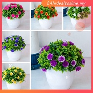 【HRDEAL】Artificial Bonsai Fake Plant Flower Potted Plant Home Bedroom Garden Decorative