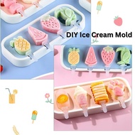 BPA Free DIY Popsicle Silicone Frozen Ice Cream Mold Ice Cream Maker Baking Accessories SG Ready Stock