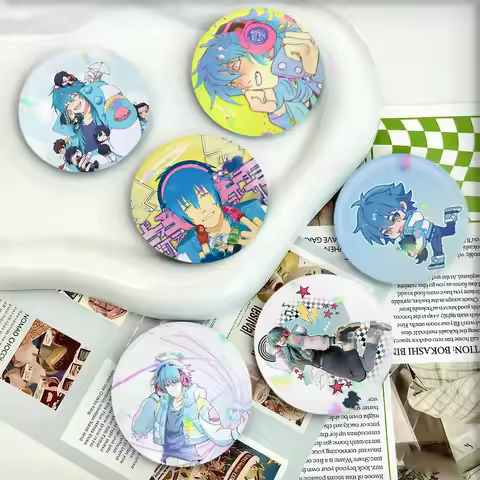 Game DRAMAtical Murder Aoba Seragaki Badges 25 32 44 58 75 mm Round Fans Collect Friends Gifts Brooc