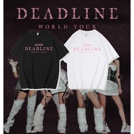 Kaos BlackPink Deadline Tshirt Blackpink World Tour Comeback Kaos Jump Kaos Kpop Style Cotton  Short